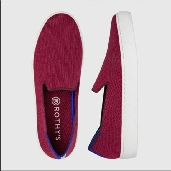 Rothy’s “The Sneaker” Garnet Red Wine RARE size 8.5 - Picture 1 of 6